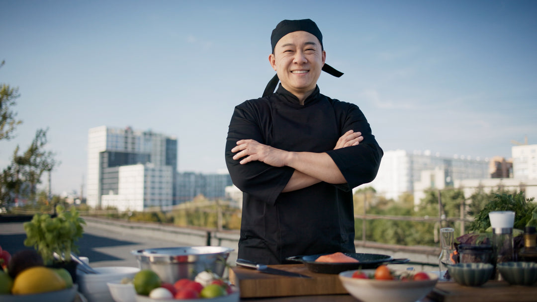 Rio Men’s Chef Coat – Black