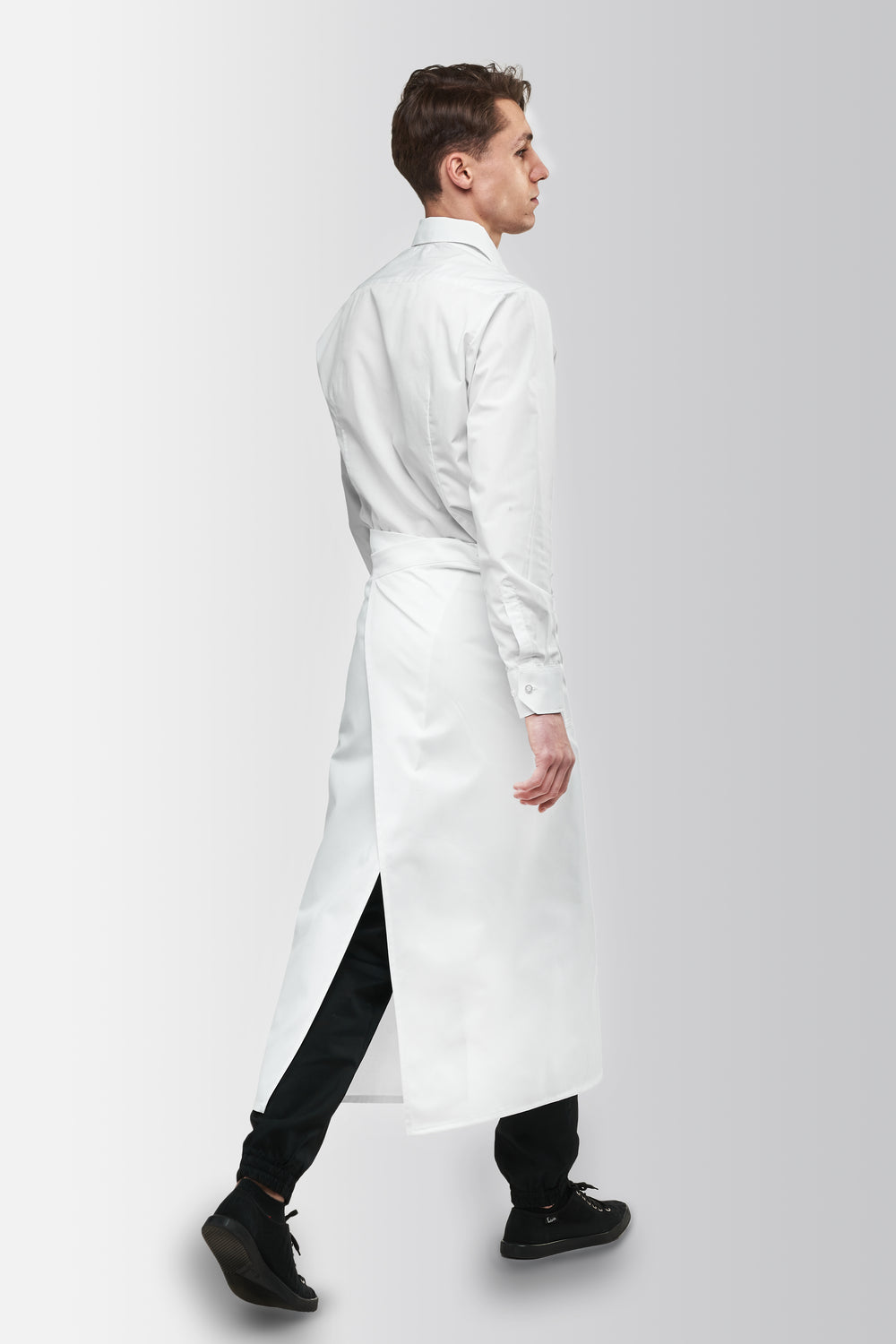 Long Waist Apron β White