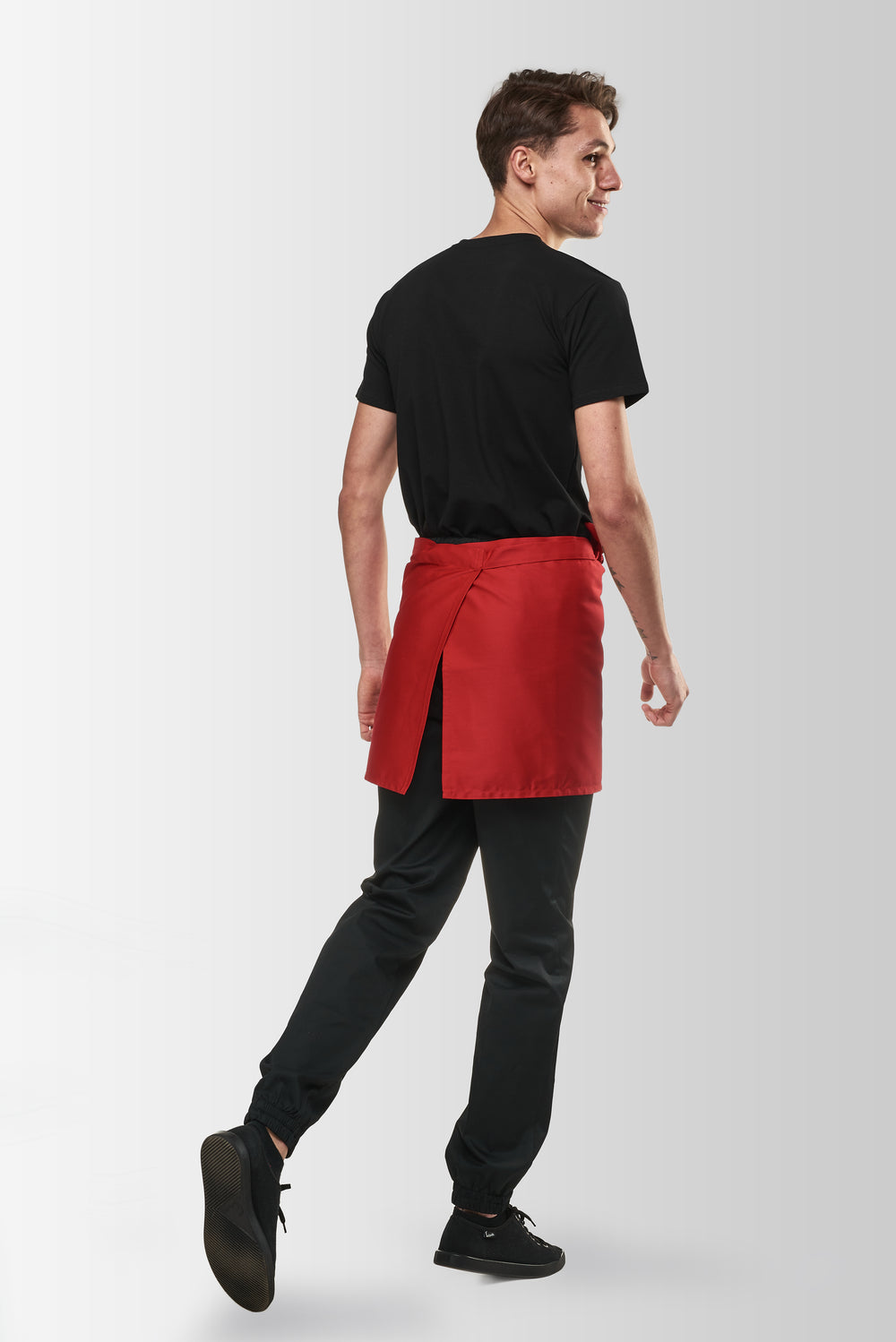 Berry Waist Waiter Apron β Red