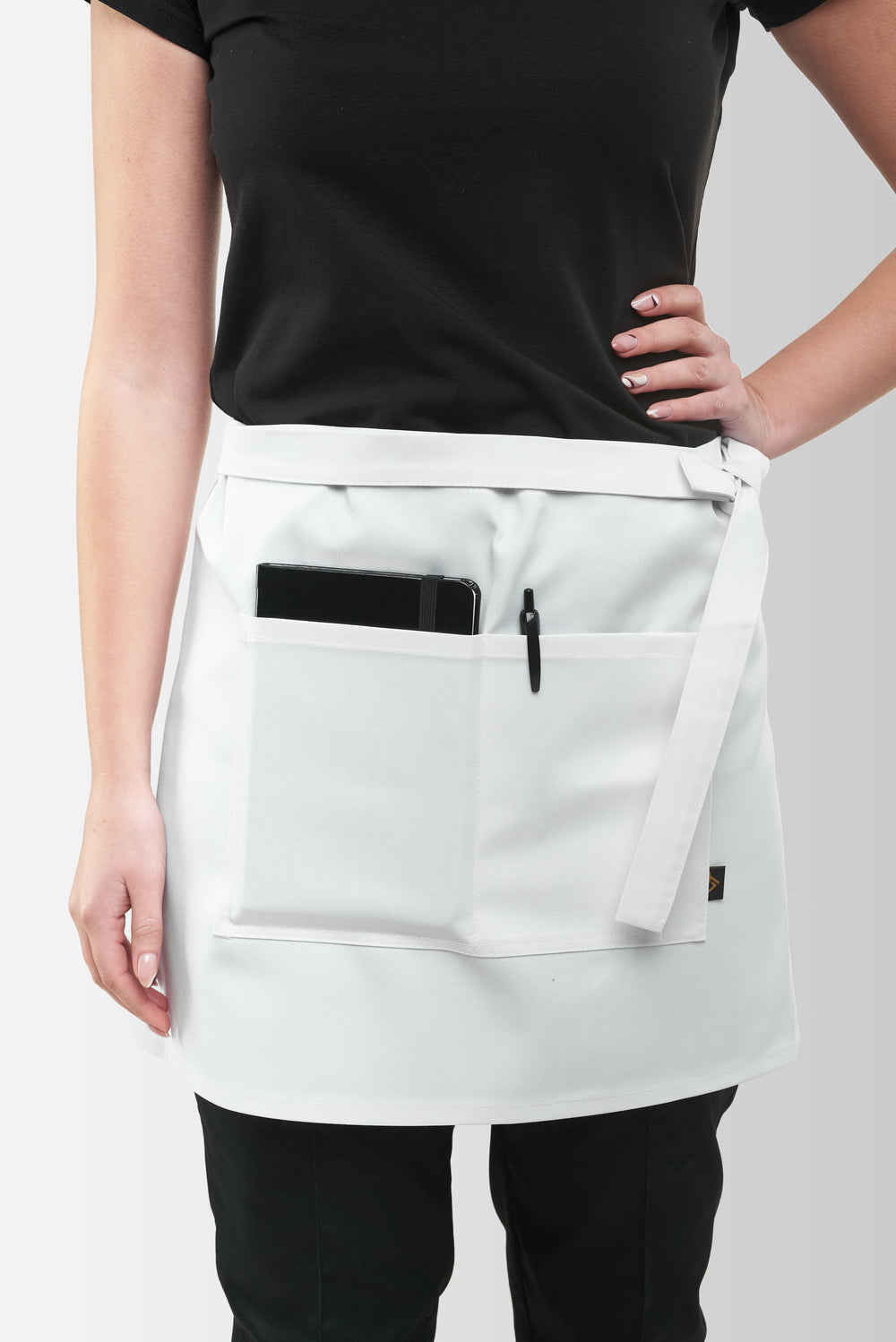 Berry Waist Waiter Apron β White