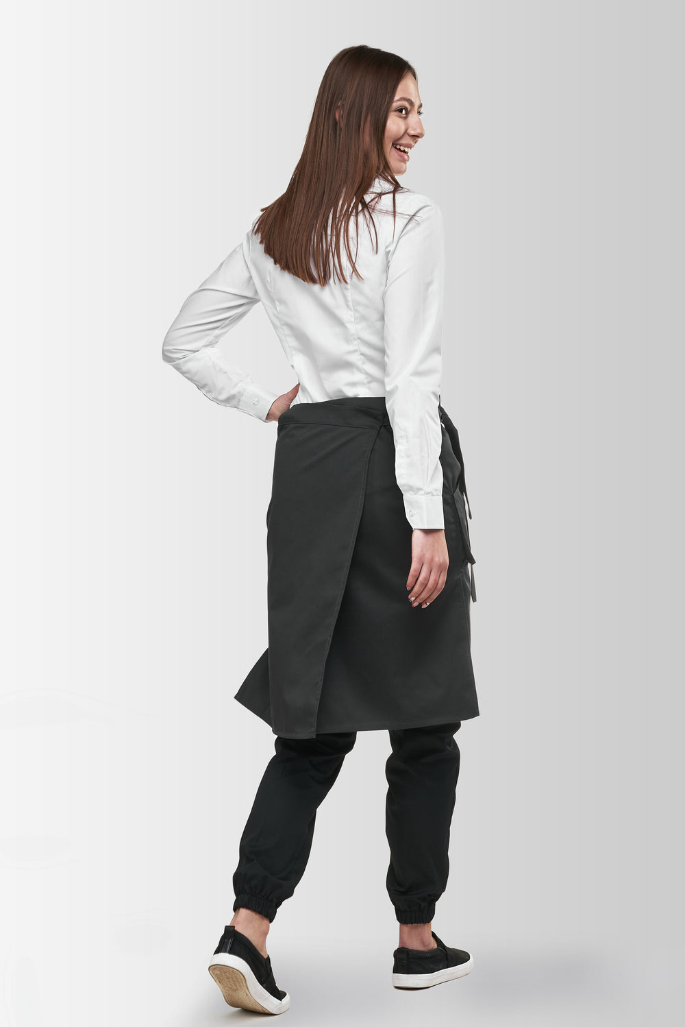 Tiramisu Waist Waiter Apron β Dark Grey