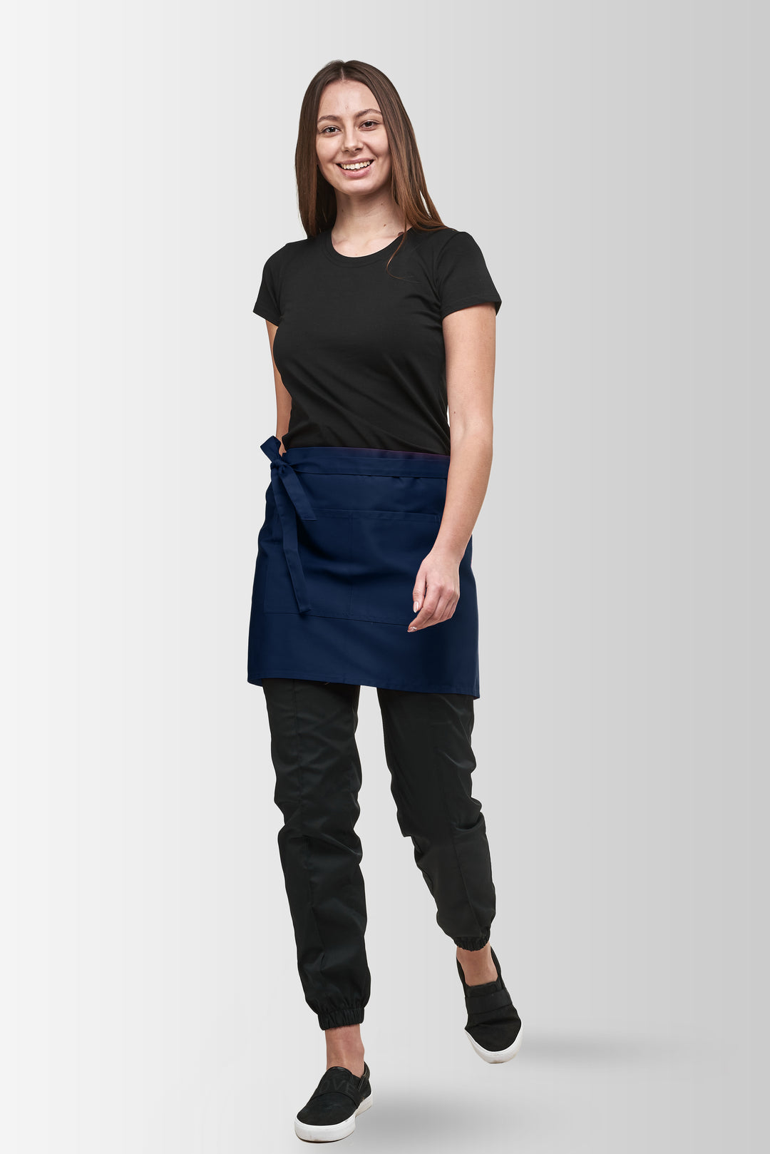 Berry Waist Waiter Apron β Dark Blue