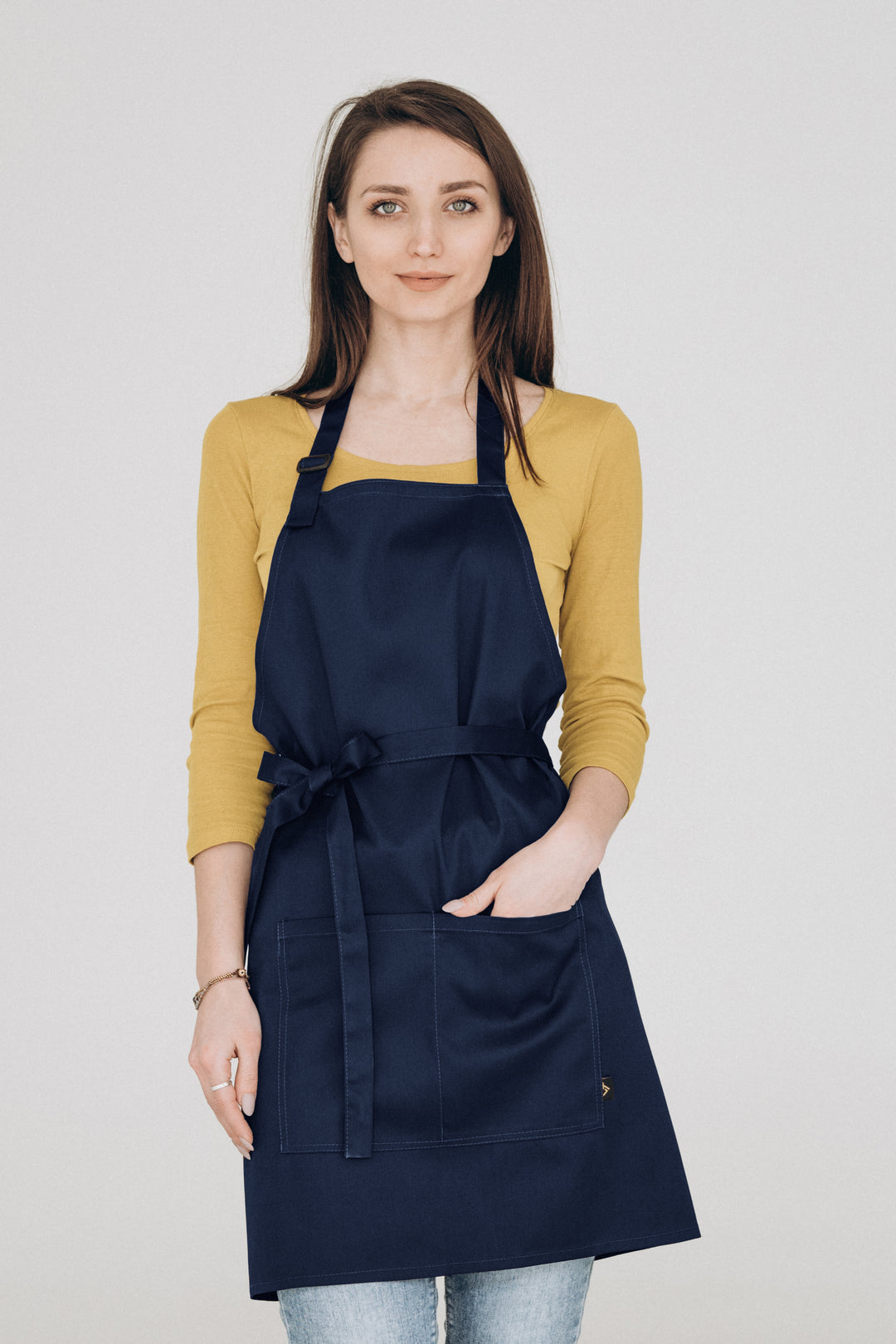 Latte Apron – Short Dark Blue
