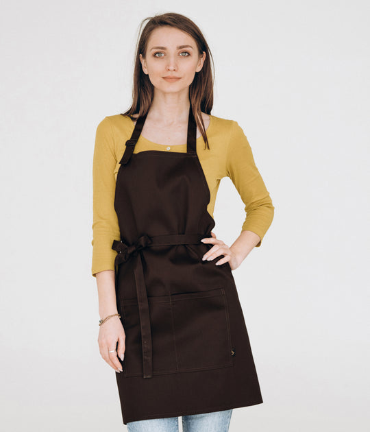 Latte Apron – Short Brown