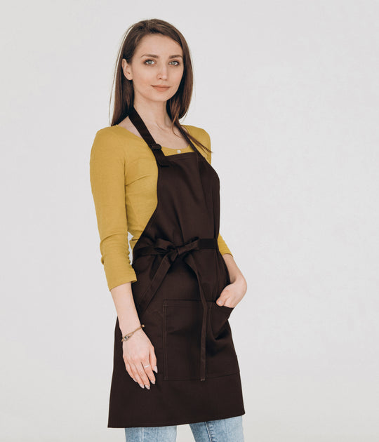 Latte Apron – Short Brown