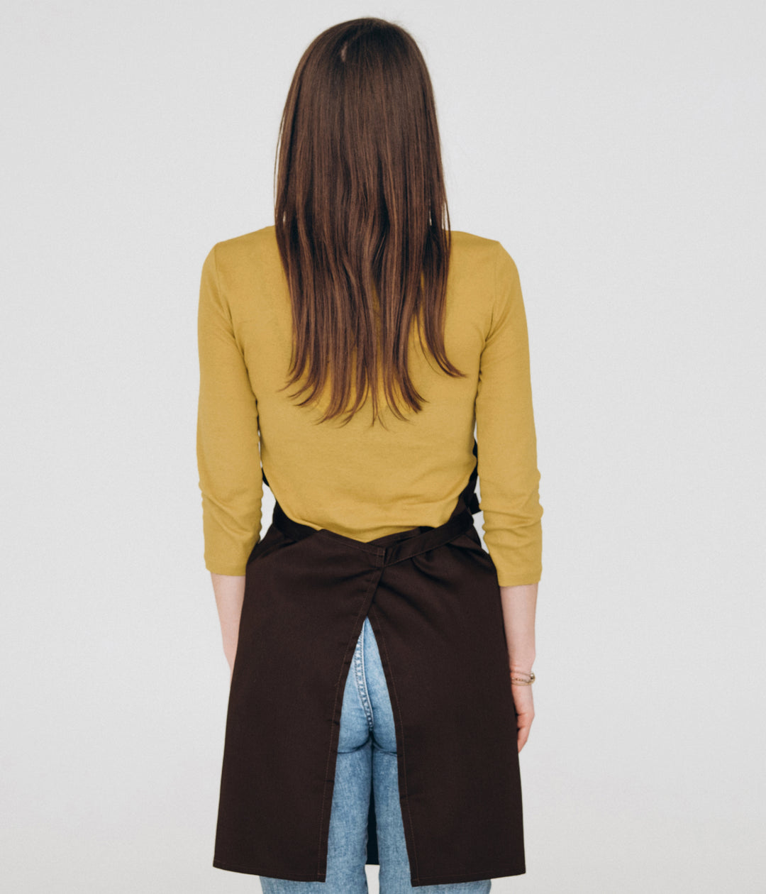 Latte Apron – Short Brown