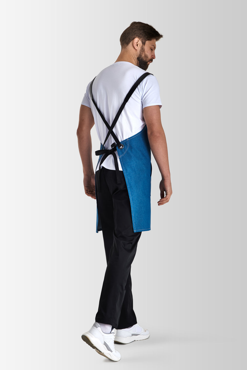Muffin Denim Apron β Blue/Black