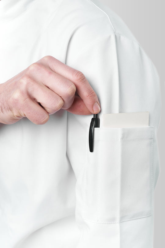 Rio Men’s Chef Coat – White
