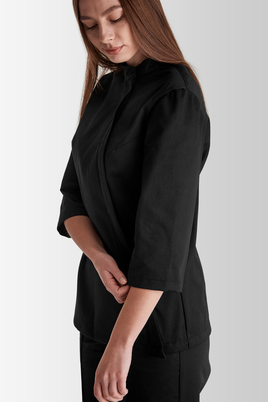 Hobart 160 Women’s Chef Coat – Black