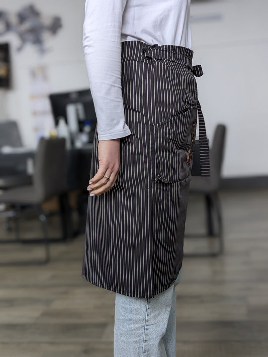 Tiramisu Waist Waiter Apron – Striped