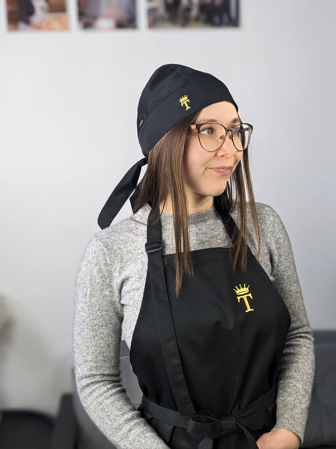 Chef's Bandana with Logo – Black