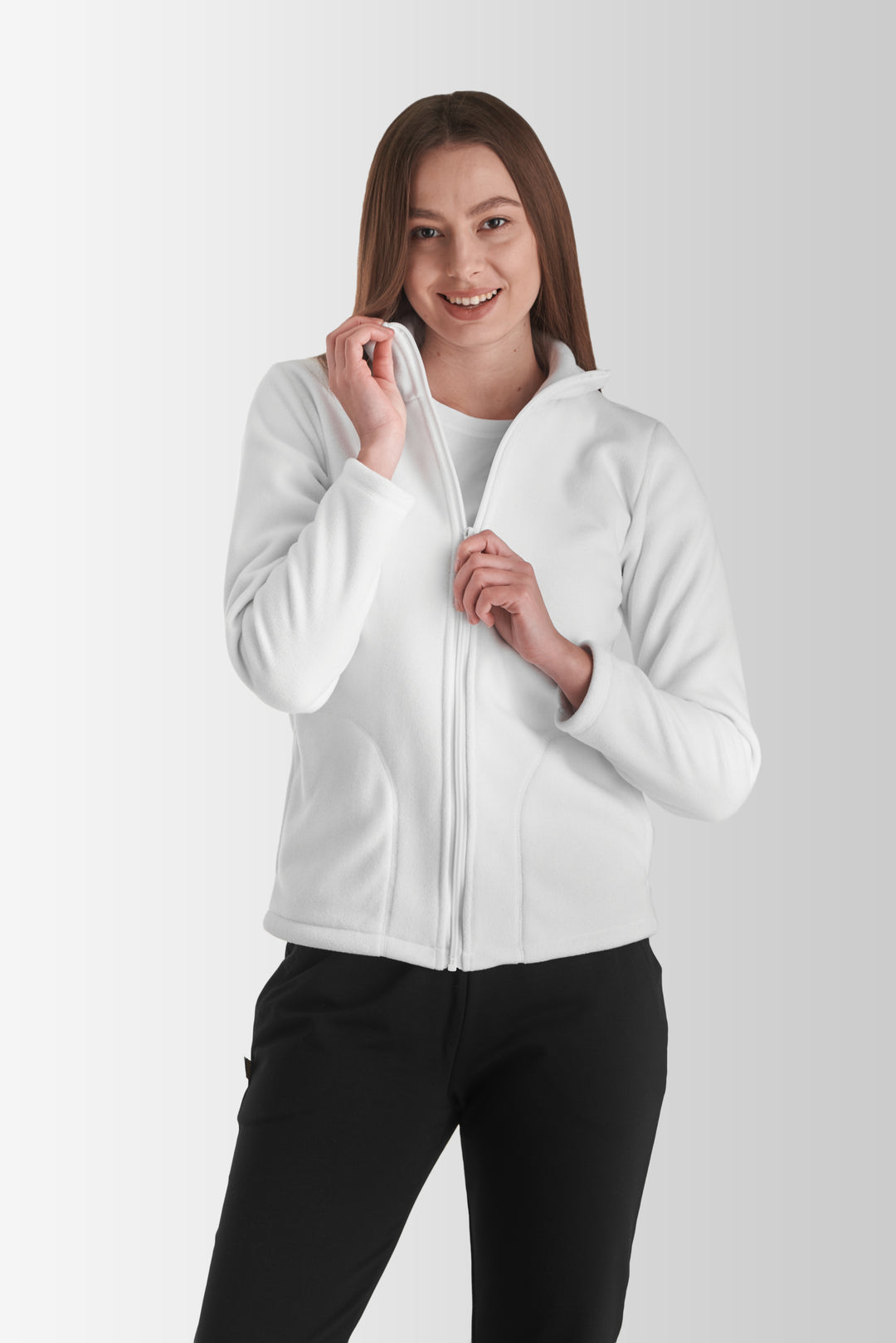 Vigo Women’s Fleece Jacket 270 – White
