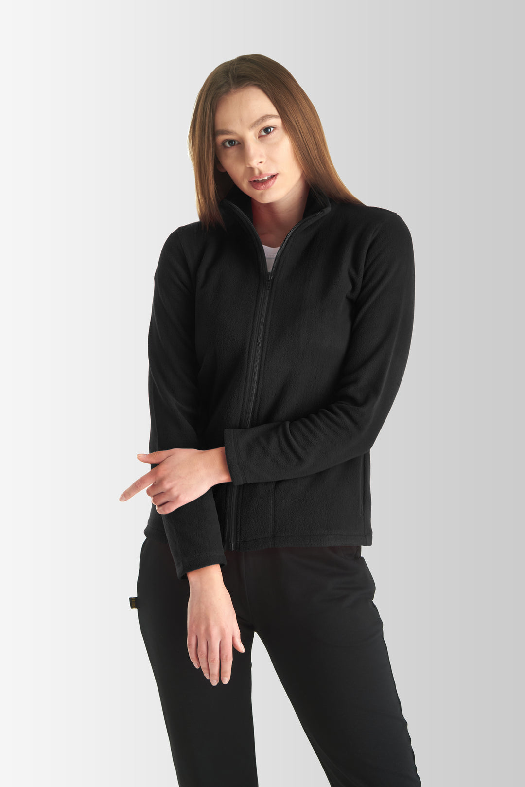 Vigo Women’s Fleece Jacket 200 – Black