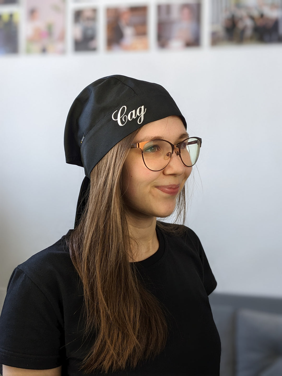 Chef's Bandana with Logo – Black