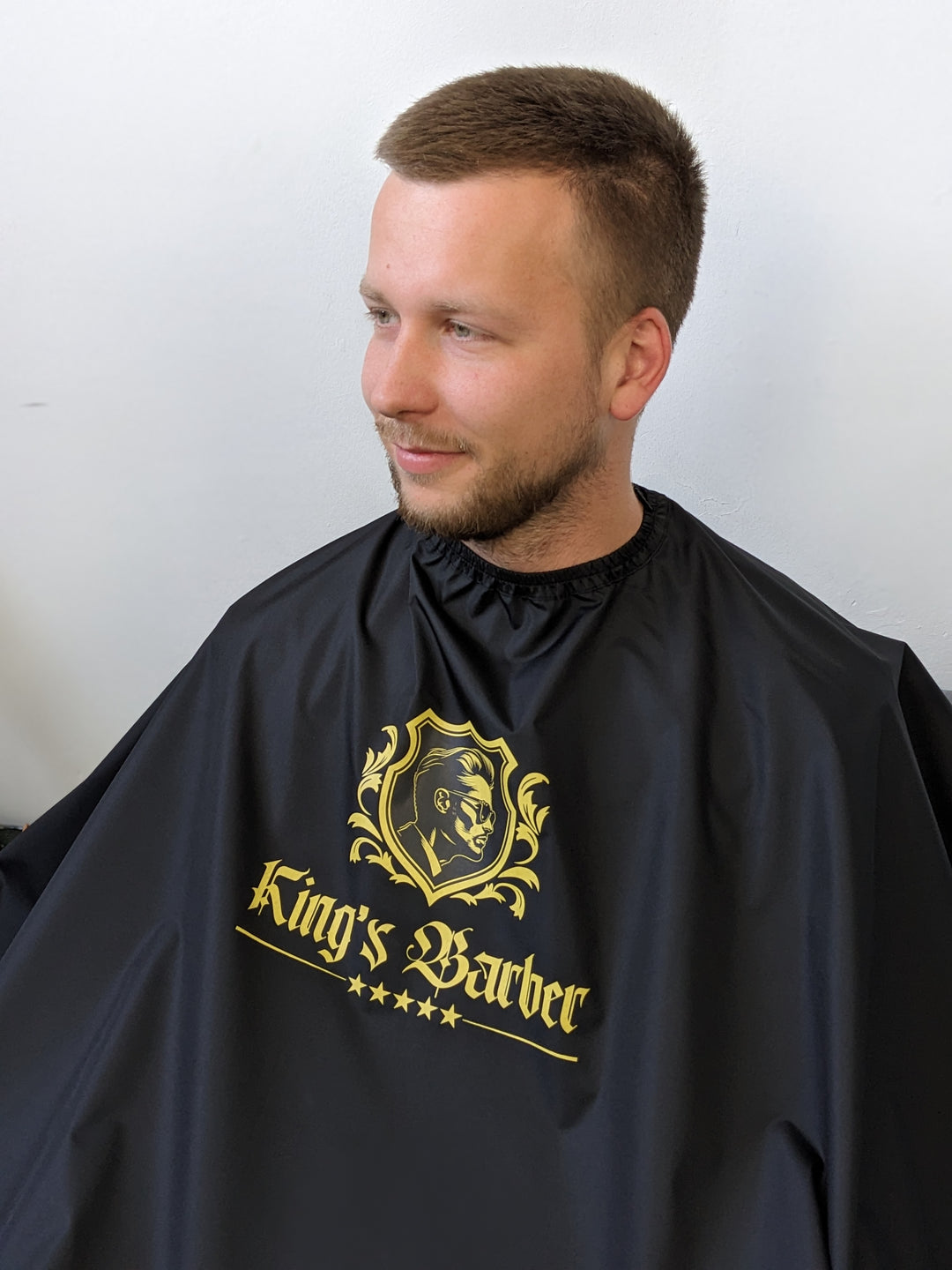 Hairdresser’s Cape with Your Logo 10" – Black