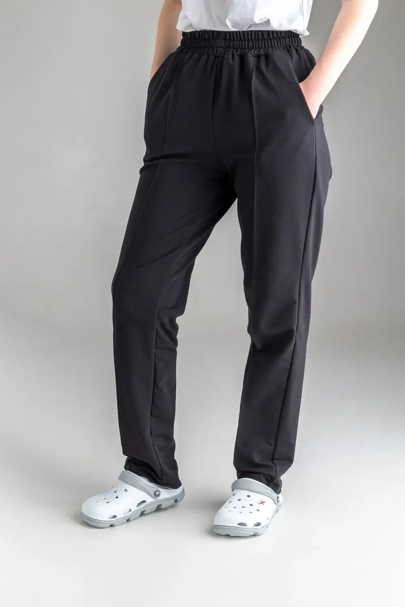 Professional black VSETEX work pants for staff