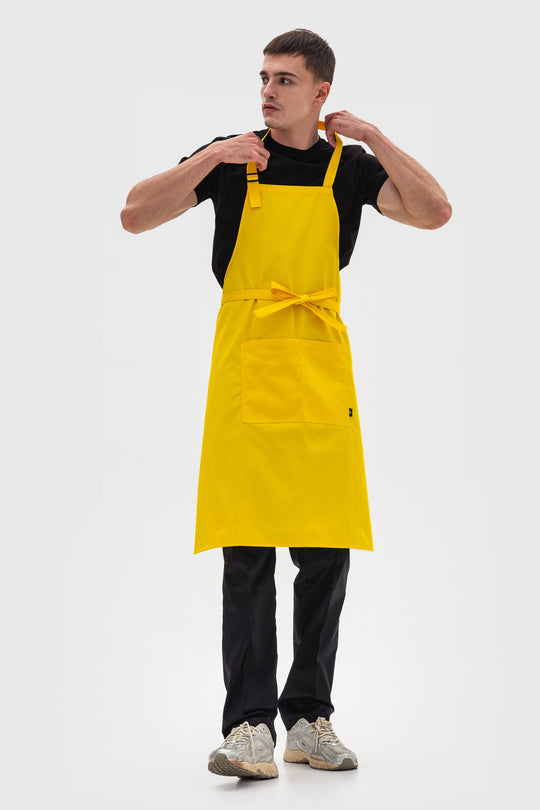 Latte Apron – Long Yellow