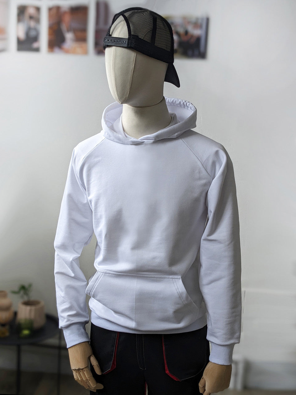 Hoodie Slim White