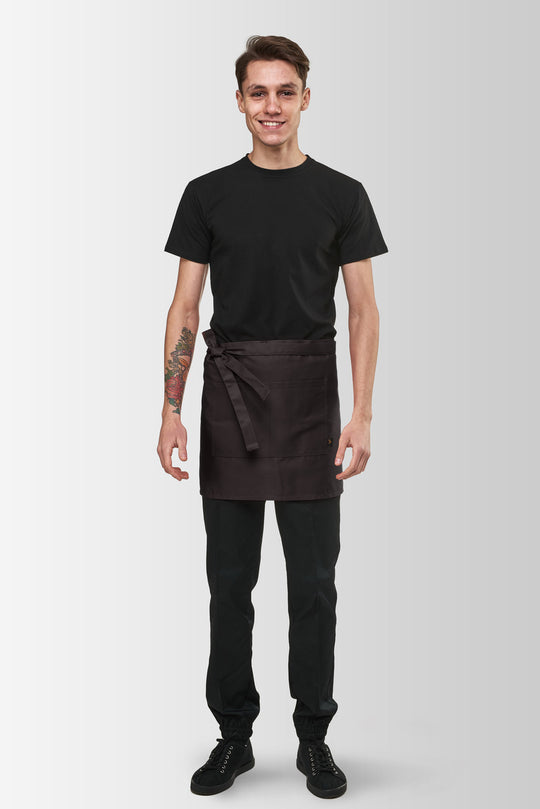 Berry Waist Waiter Apron – Brown