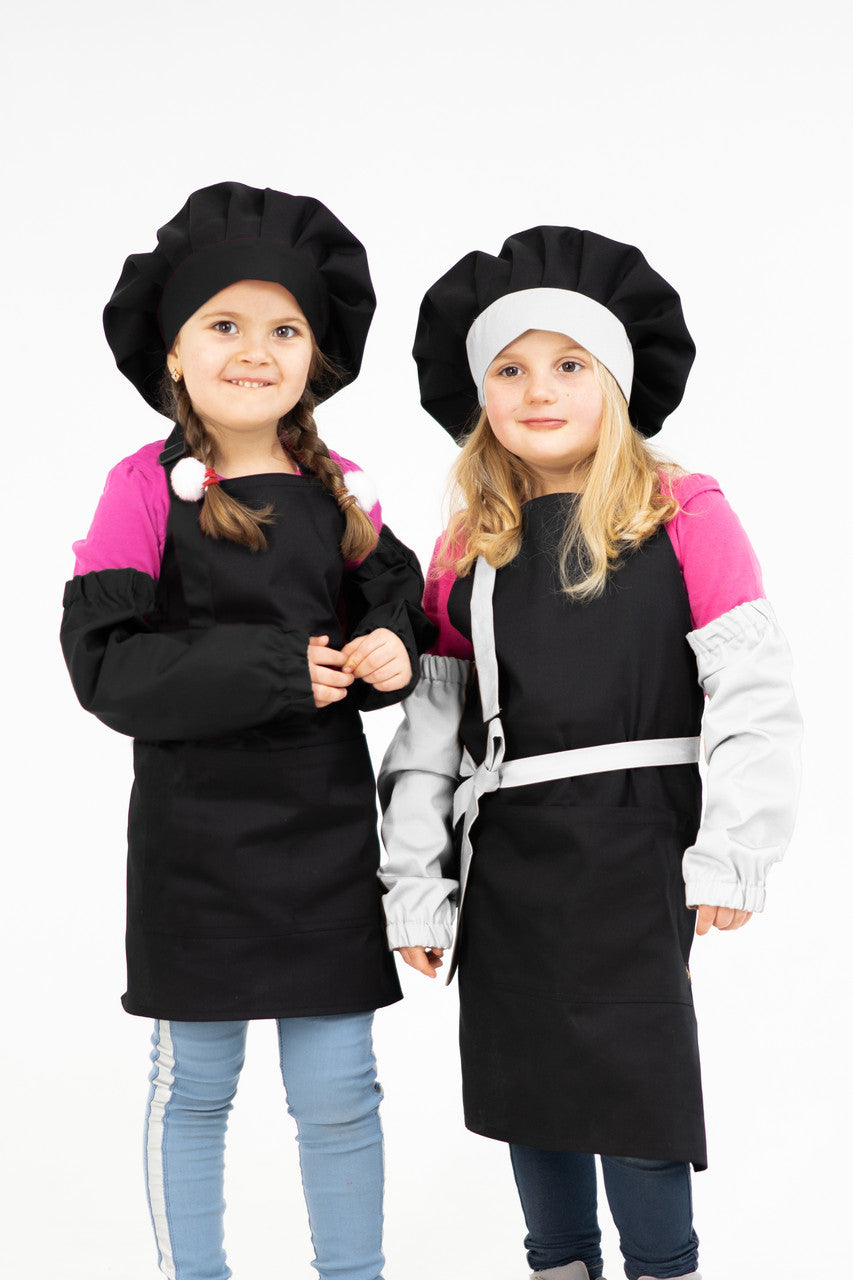 Chef's armbands for children Black