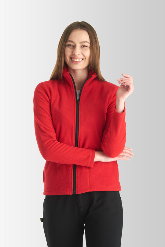 Vigo Women’s Fleece Jacket 200 – Red