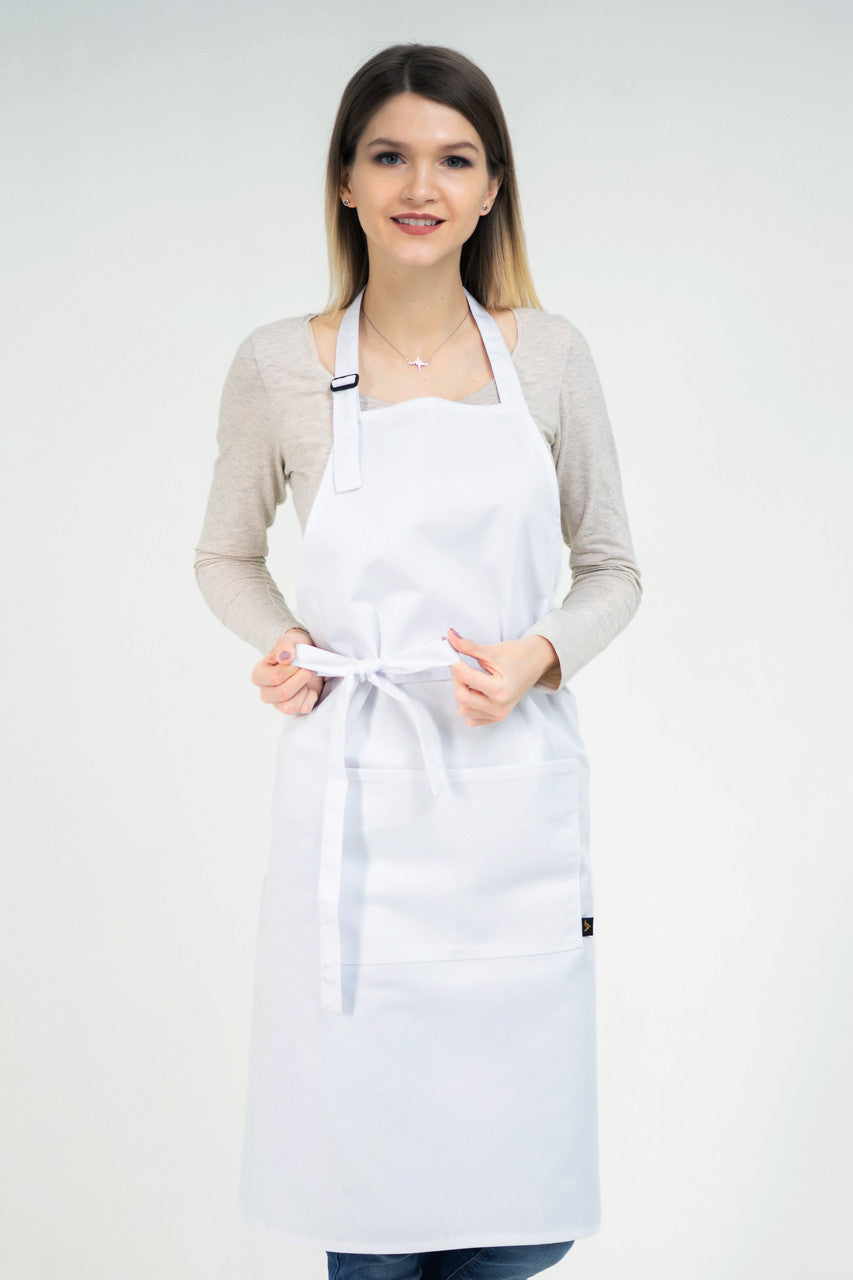 Latte Apron – Long White