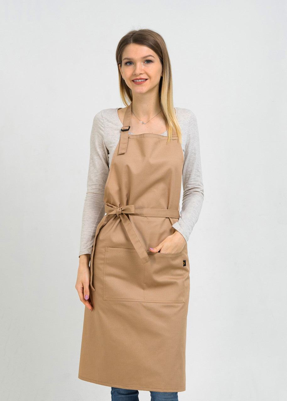 Latte Apron – Long Beige