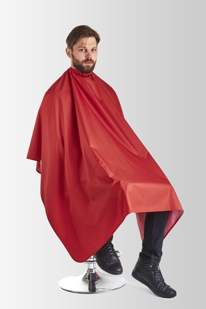 Hairdresser’s Cape with Hand Holes – Black