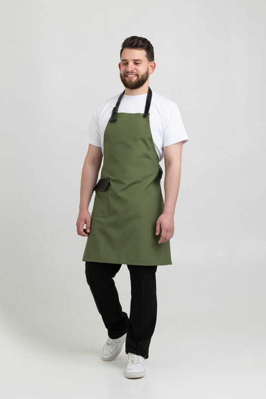 Jackson Apron – Teflon Olive Green