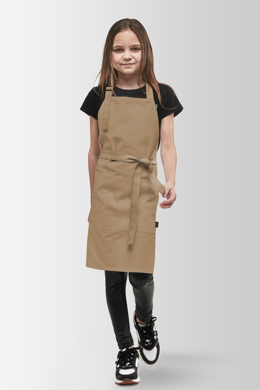 Children's apron Latte Junior 7-12 years old Beige