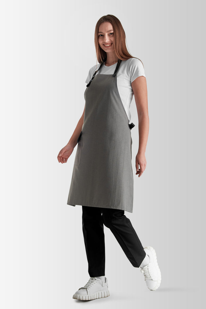Bib Apron Jackson Teflon – Gray