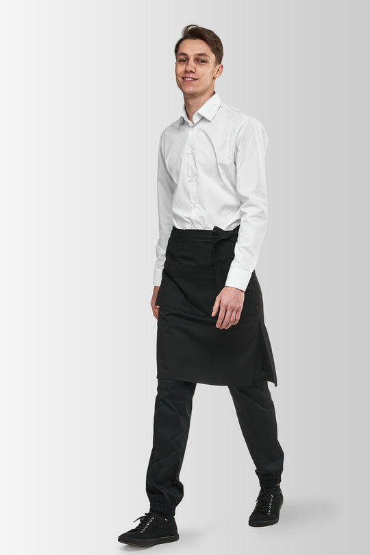 Tiramisu Waist Waiter Apron – Black