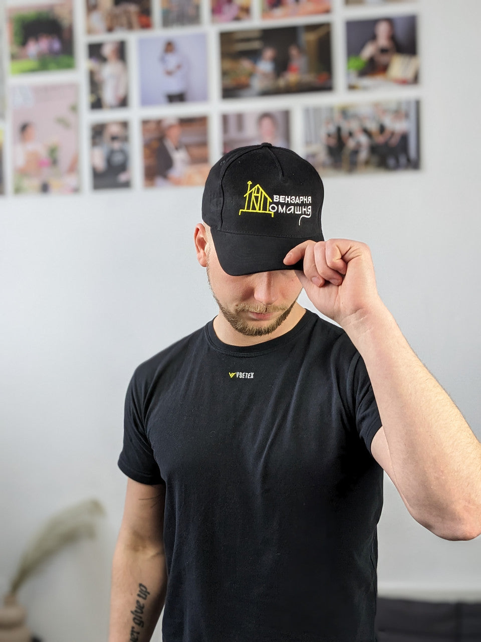 Baseball cap with your logo Black