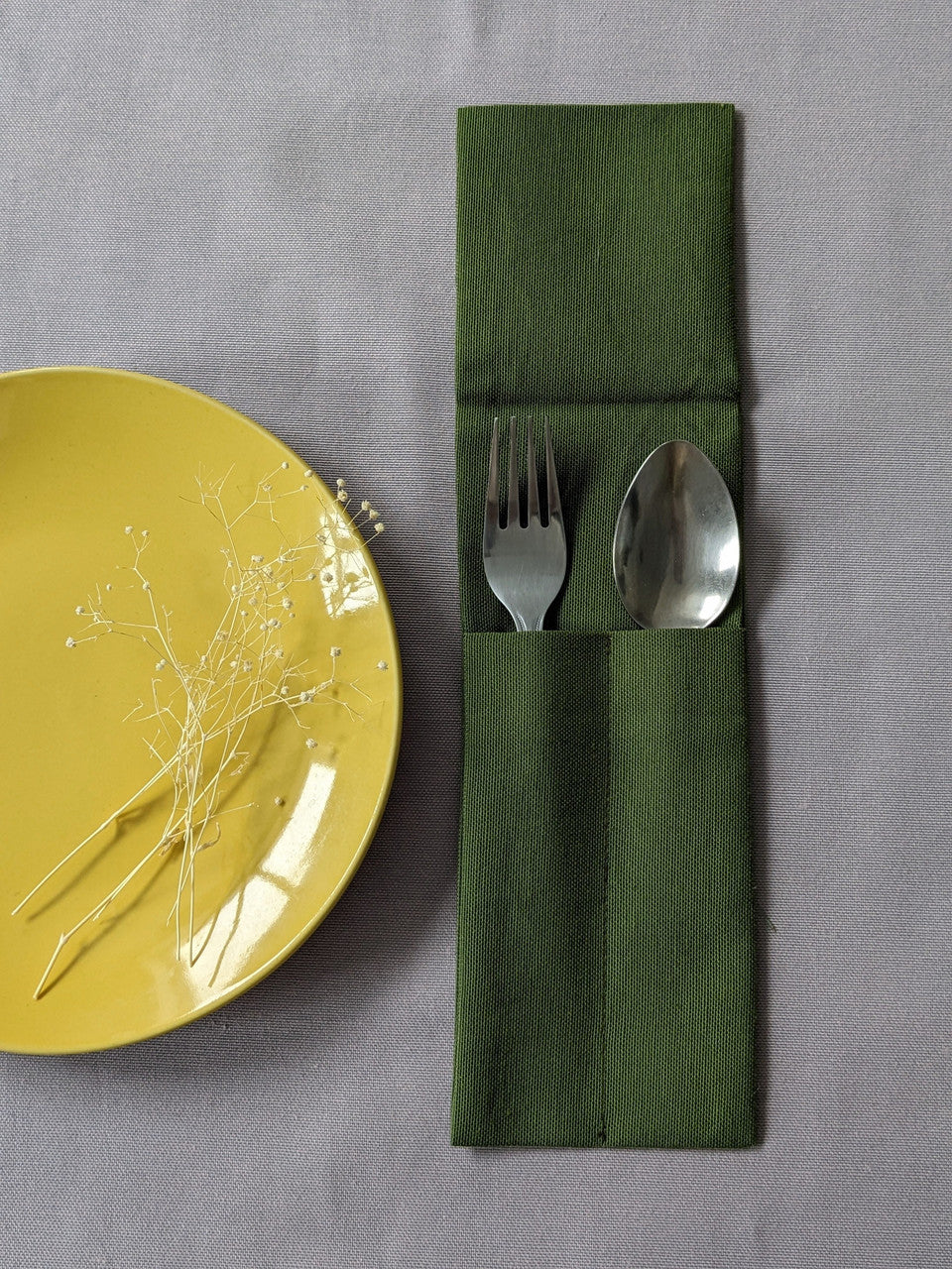 Envelope cover for cutlery K3 Teflon Green