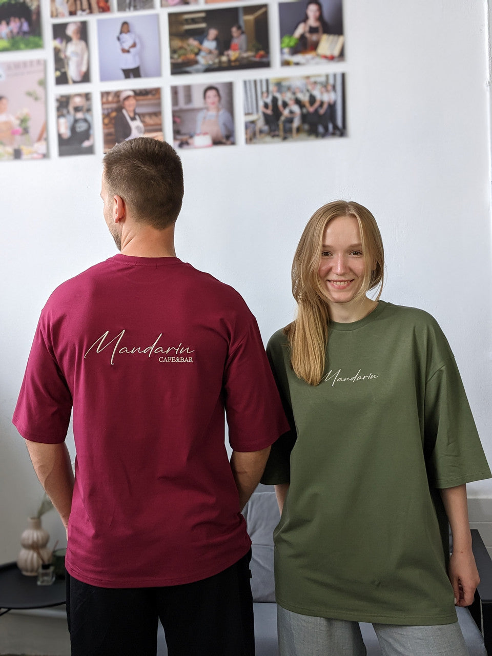 Oversized T-shirt with Logo – Colored