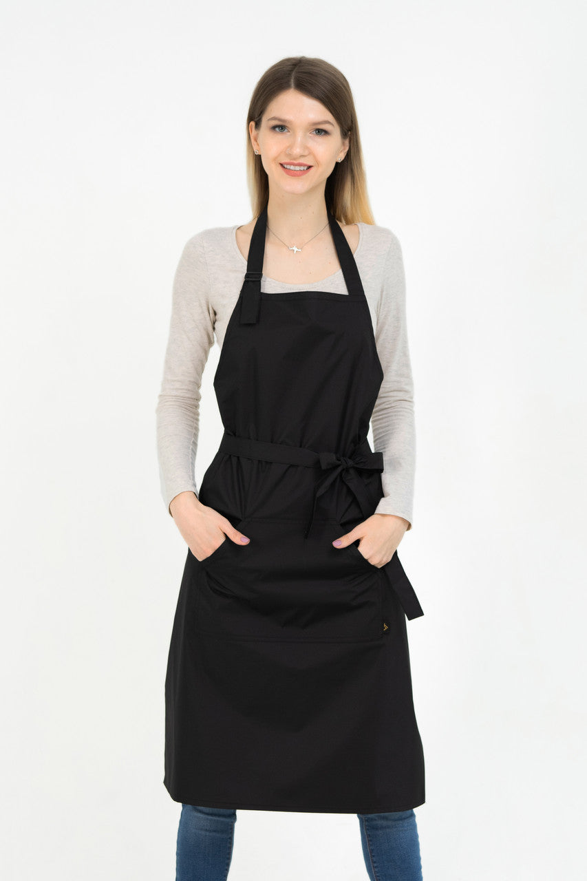 Solar Water-Repellent Apron – Long Black