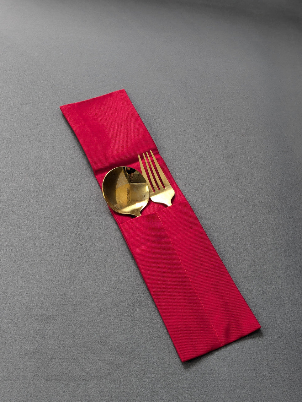 Envelope cover for cutlery K3 Twill Red