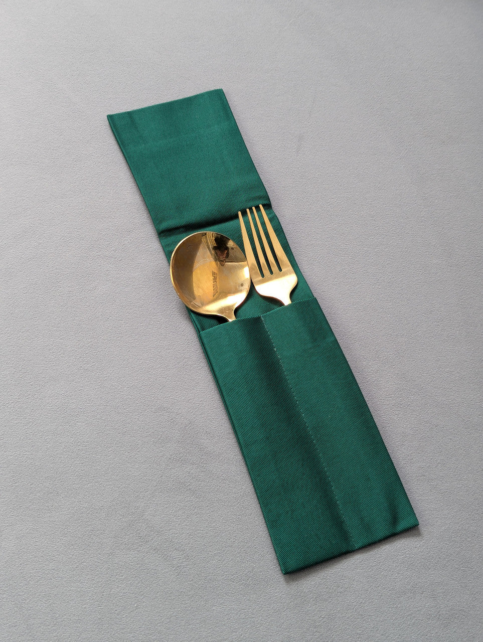 Envelope cover for cutlery K3 Twill Green