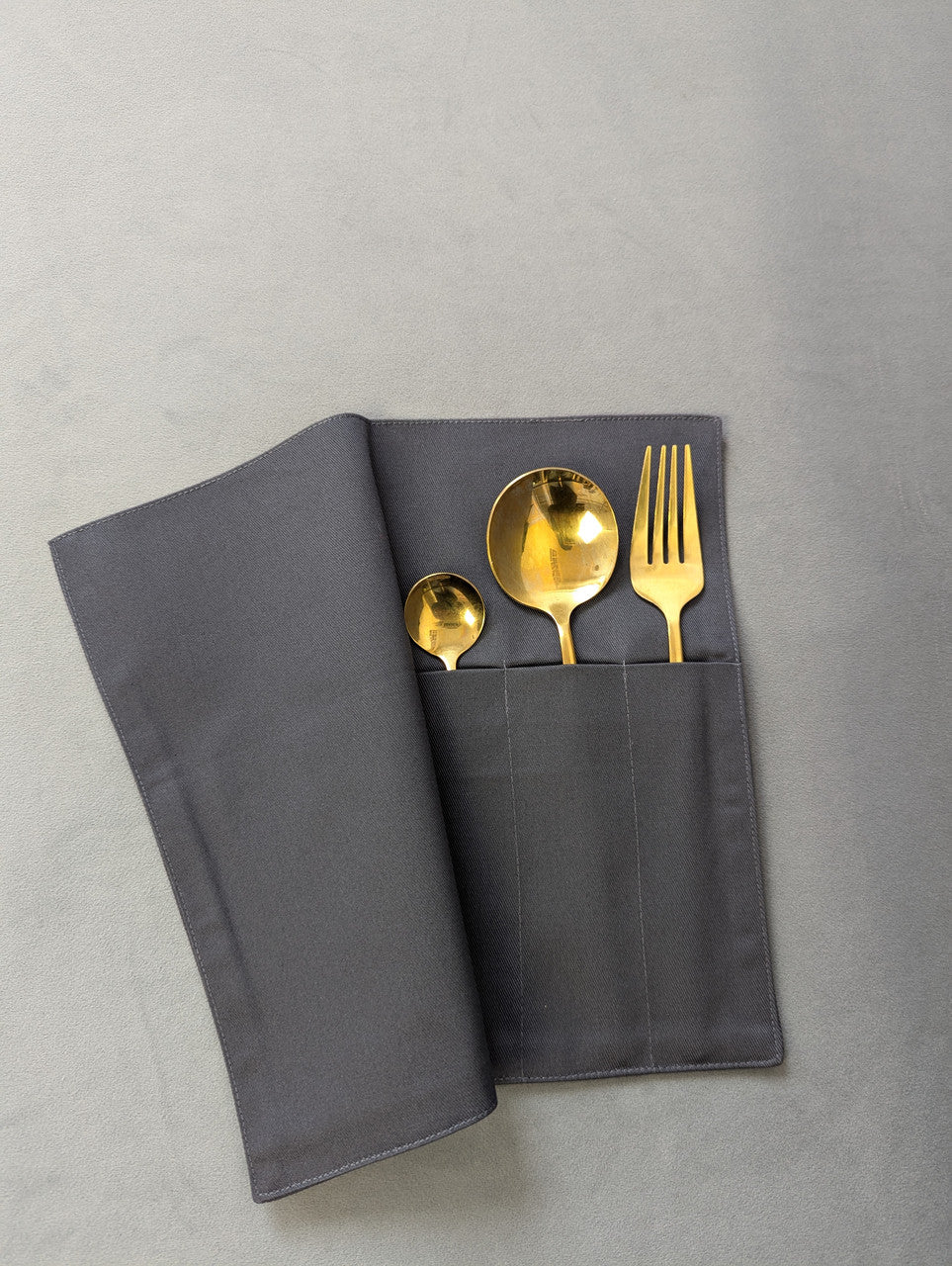 Cutlery Pouch K1 Twill – Dark Gray