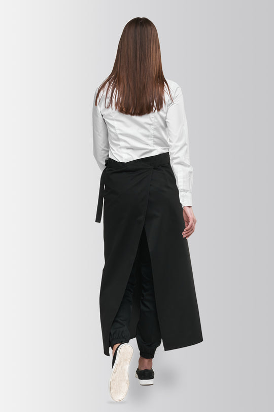 Long Waist Apron – Black