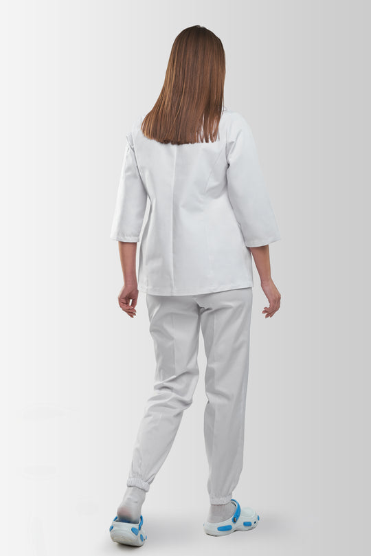 Rio 235-1 Women’s Chef Coat – White