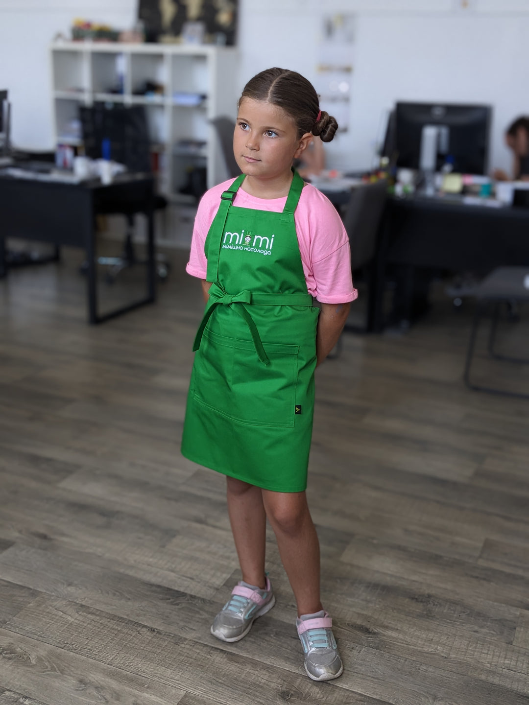 Children's apron Latte Junior 7-12 years with Logo/inscription