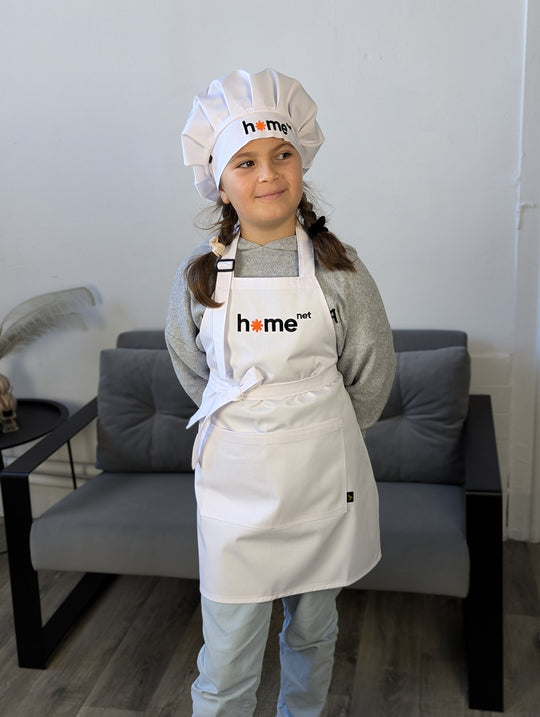 Children's apron Latte Junior 7-12 years with Logo/inscription