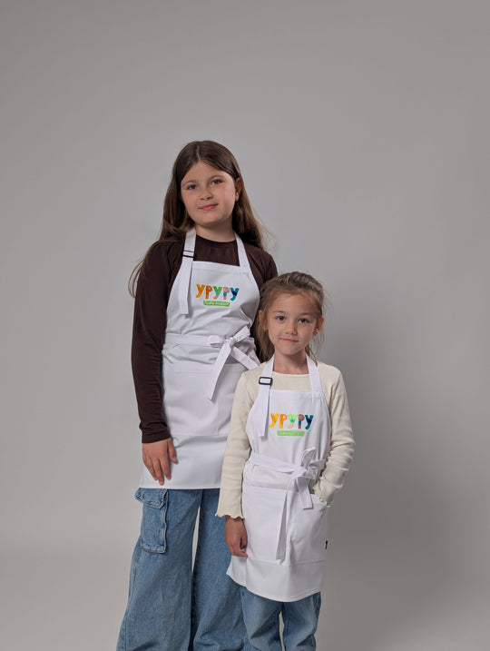 Children's apron Latte Junior 7-12 years with Logo/inscription