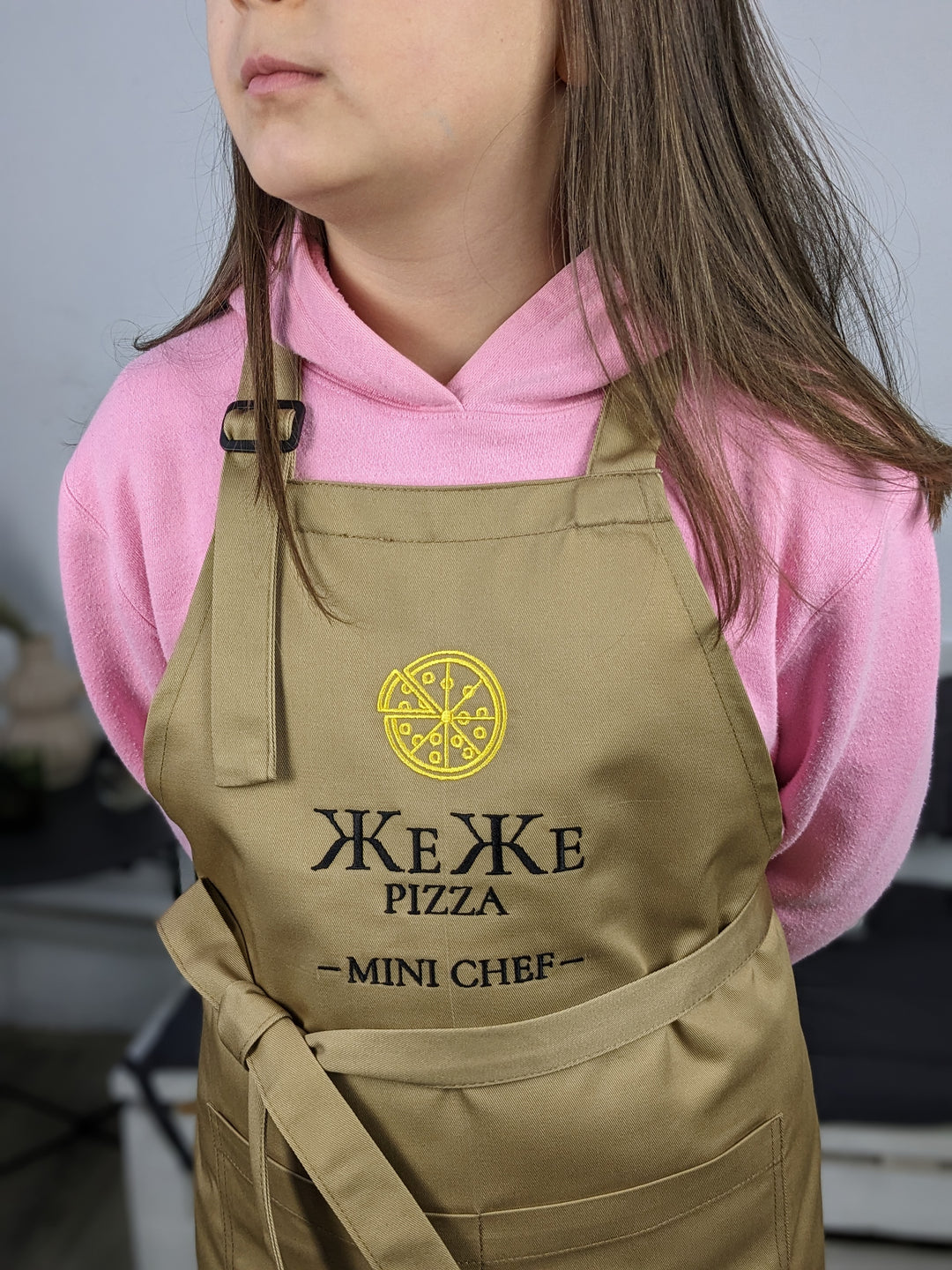 Children's apron Latte Junior 7-12 years with Logo/inscription