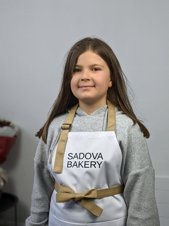 Children's apron Latte Junior 7-12 years with Logo/inscription