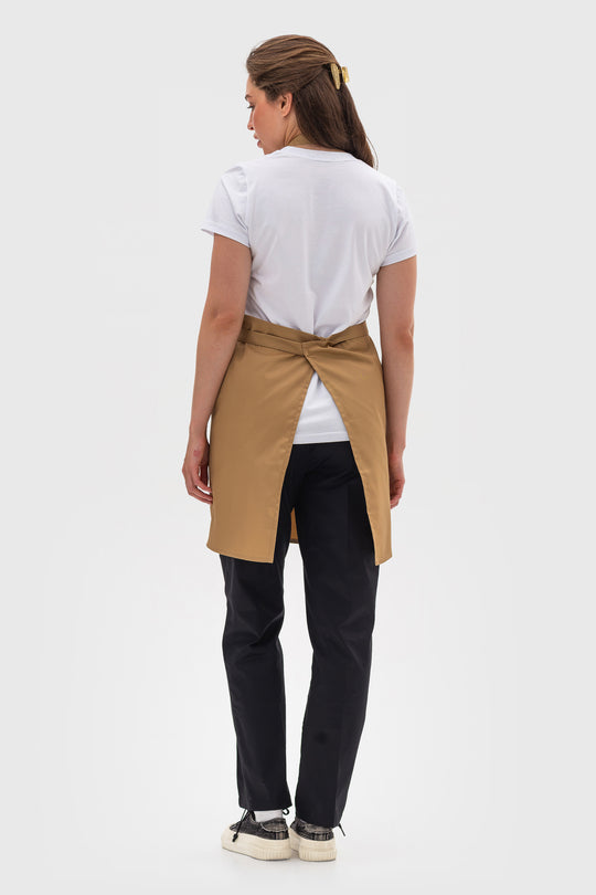 Latte Apron – Short Beige