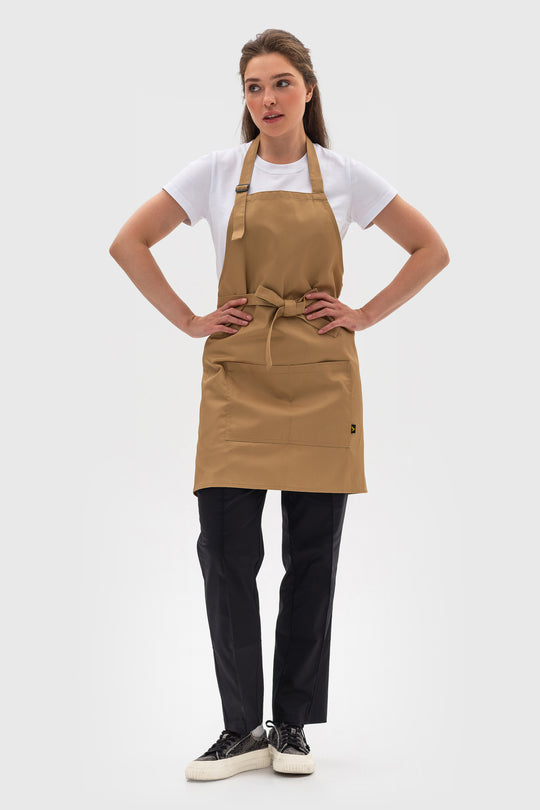 Latte Apron – Short Beige