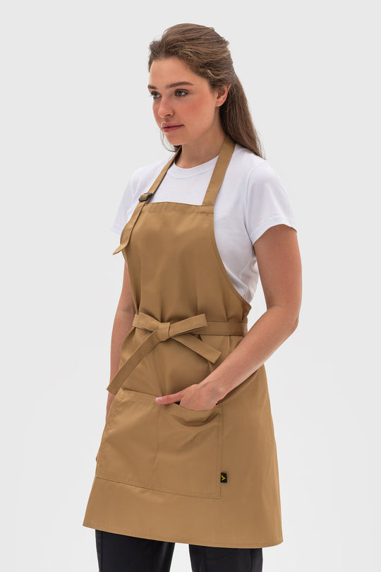 Latte Apron – Short Beige