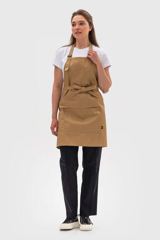 Latte Apron – Short Beige